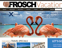 Tablet Screenshot of froschvacations.com